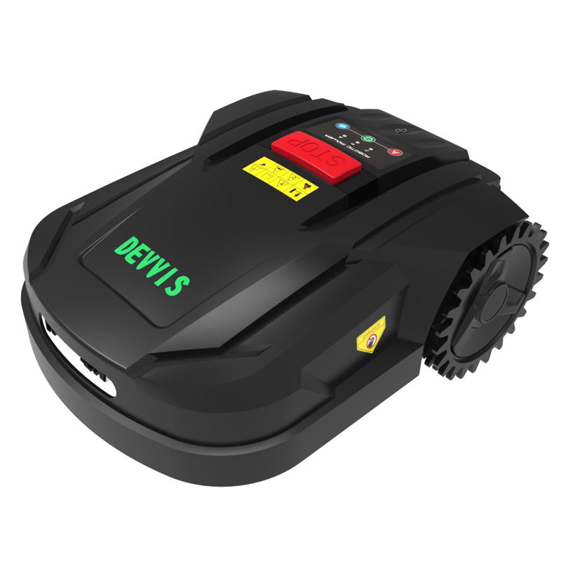 DEVVIS cheapest electric lawn mower robot H750T with WiFi App control, gyroscope navigation